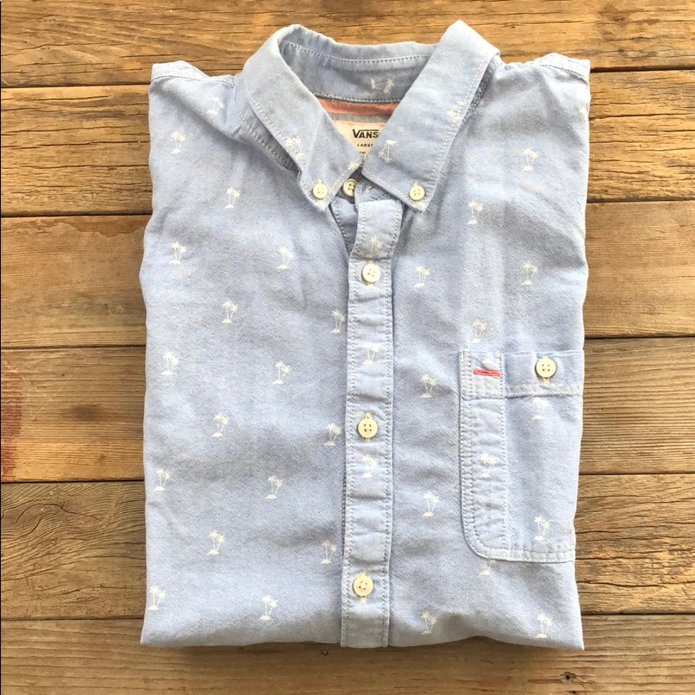 Vans Shortsleeved Button-down Chambray Shirt
